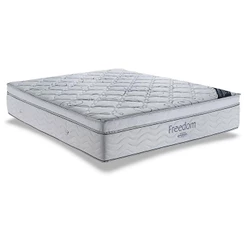 Colchão Casal Espuma Visco Molas Ensacadas SuperPocket Freedom OrtoPillow (138x188x32) - Ortobom