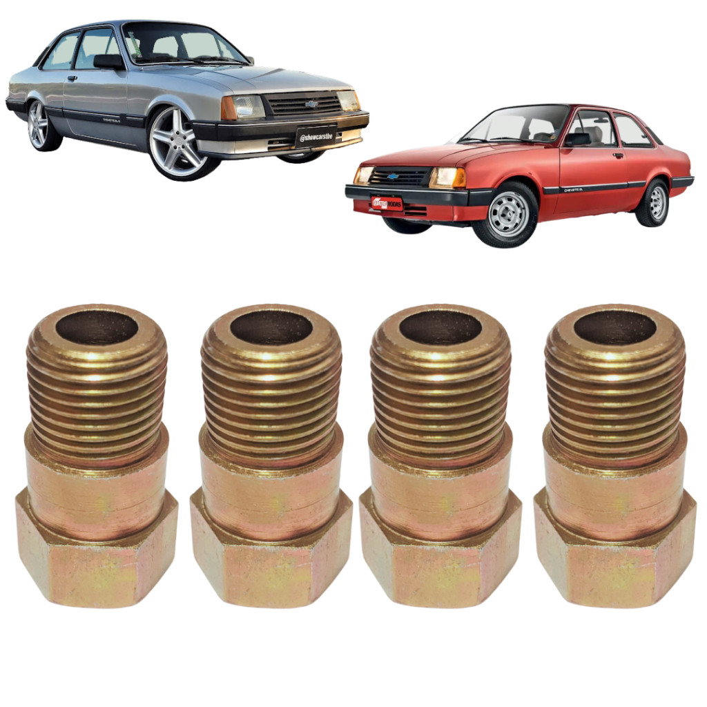 4 Tucho Vela Paralelo Prolongador Chevette / Chevy / Marajo