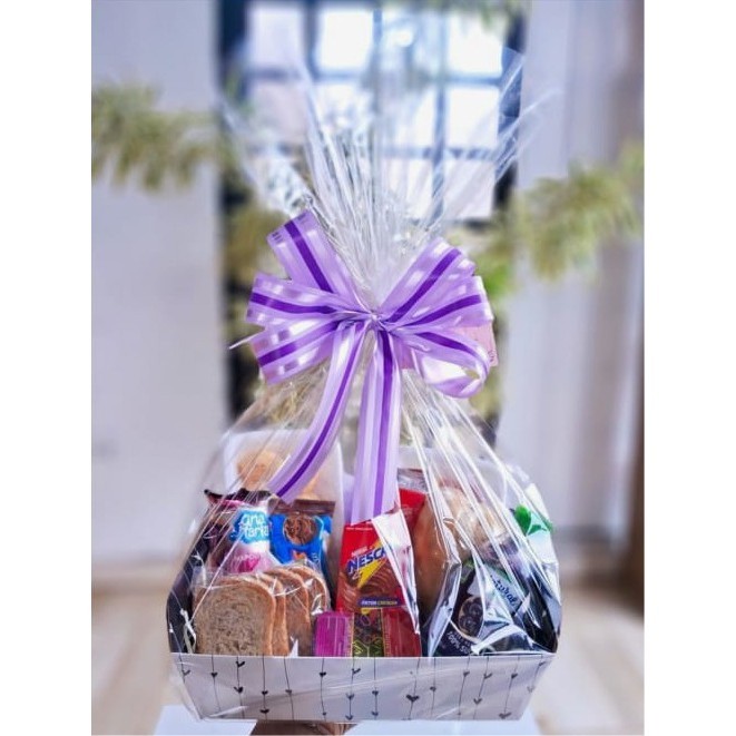 50 Sacos Para Cesta De Presente 35x45 Saco Plástico Transparente Tipo Celofane PP em Oferta na Shopee