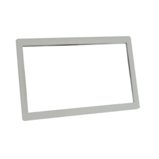 Moldura 2 Din Universal - Prata - 824 em Oferta na Shopee