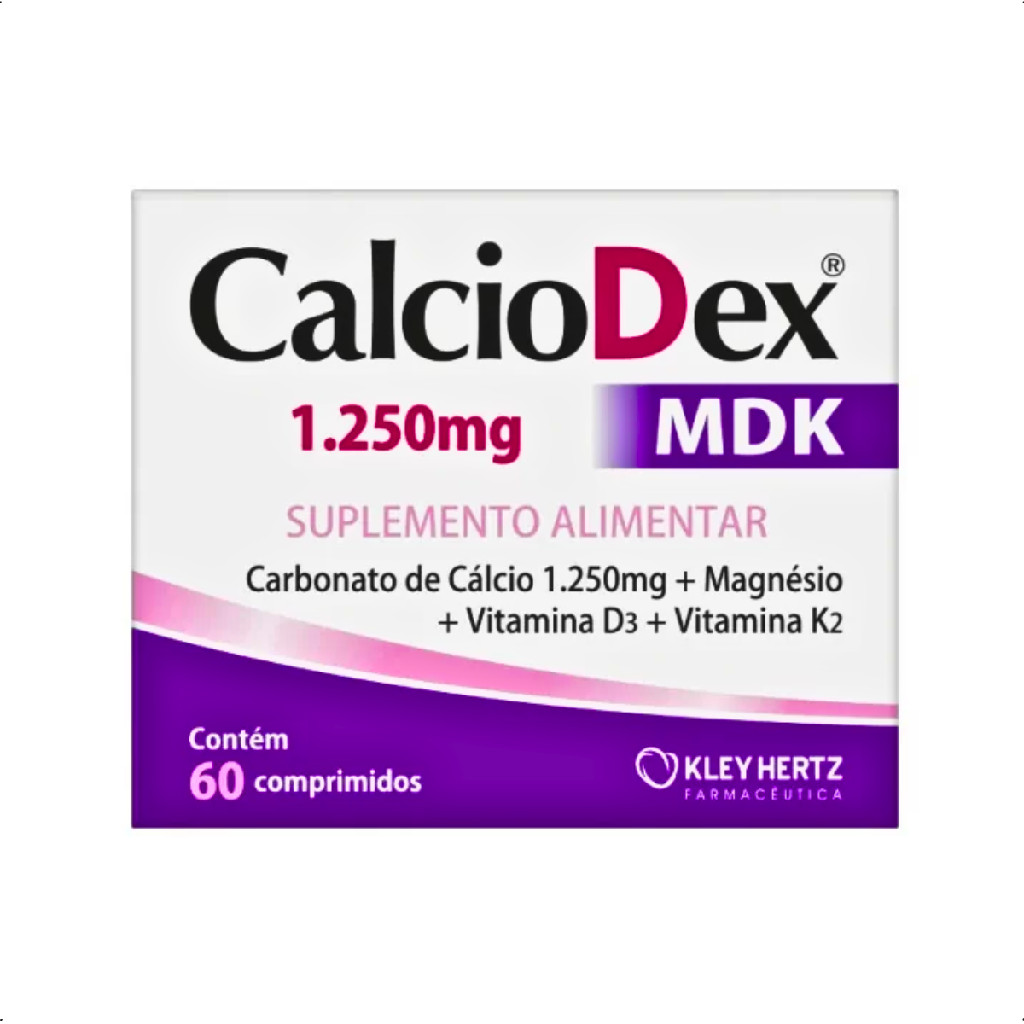 Suprimento Calciodex MDK Com 60 Comprimidos - Kley Hertz