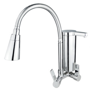 Torneira Gourmet Cozinha Com Filtro Parede Pia ABS Dois Jatos Flexível 1/4 de Volta - 1053