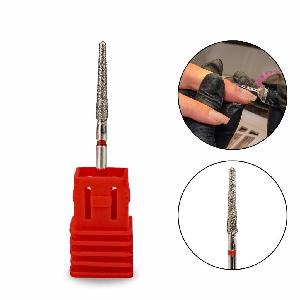 Broca F Flame SF 720 Unha Esculpida Gel Fibra Vidro Acrílico Manicure Unhas Esculpidas Nail