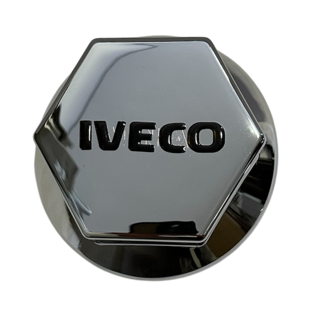 Sobre Tampa Cromada Cubo Dianteira Iveco Com Emblema