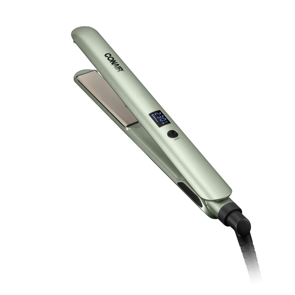 Prancha de cabelo Conair Chapinha Digital Infusion Abacate e Coco 54W 25mm - Bivolt
