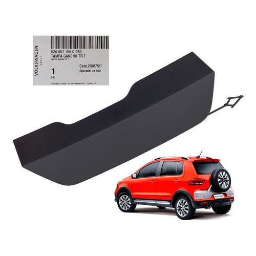 Tampa Do Reboque Do Parachoque Traseiro Crossfox Original em Oferta na Shopee