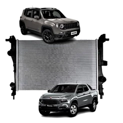 Radiador Fiat Toro 1.8 Jeep Renegade 1.8 Flex 2015 Ate 2021