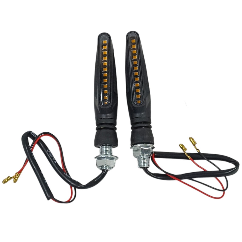 Par Pisca Led Sequencial Universal Moto Xtz 125 2003 a 2012 Ybr 125 2000 a 2008 Xj6 2010 a 2017