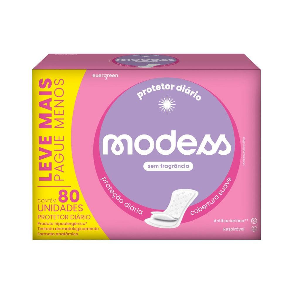 Protetor Diario Modess Com 80 Leve+ Pague- Sem Perfume Especial em Oferta na Shopee