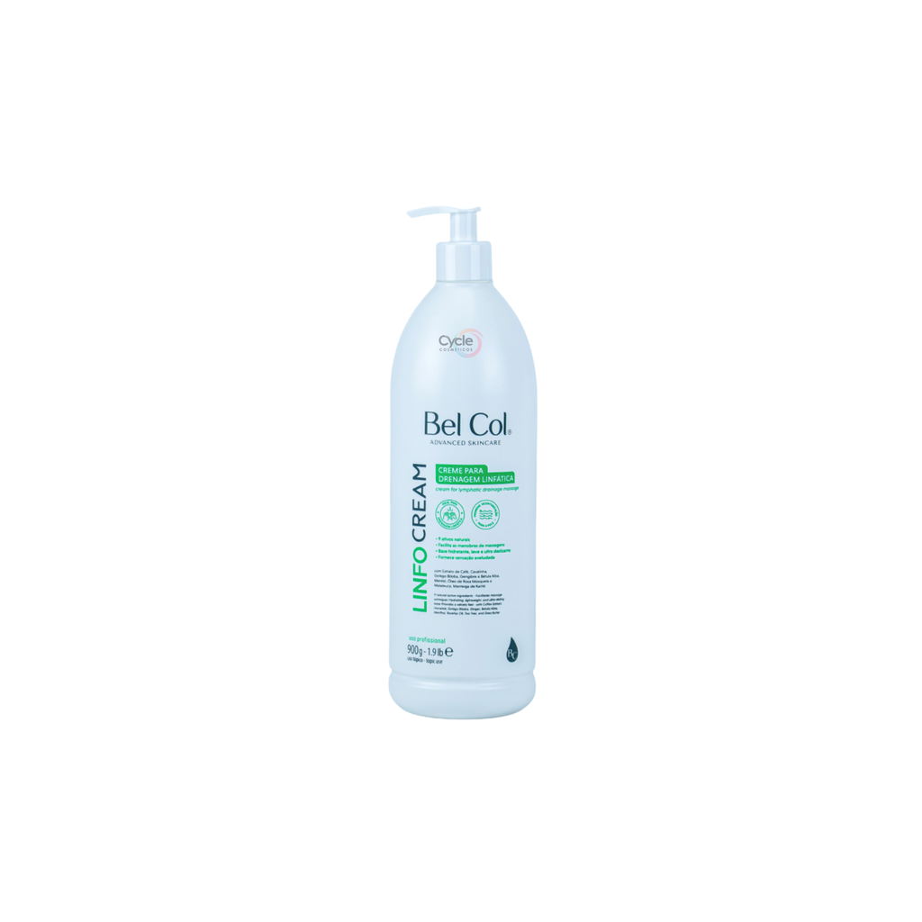 LinfoCream Creme para Drenagem Linfática 900g Bel Col