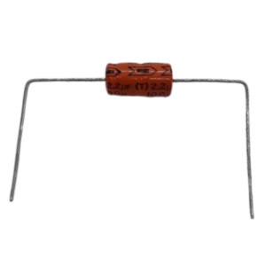KIT COM 05 PEÇAS - CAPACITOR ELETROLITICO 2,2UF 100V AXIAL 80049 SIEMENS