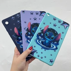 Capa Tablet Infantil Stitch Emborrachada Silicone Samsung Galaxy Tab A7 Lite