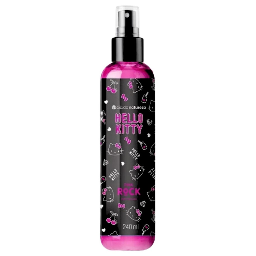 Deo Colônia Body Splash Hello Kitty Pink Rock 240ml Cia Da Natureza em Oferta na Shopee