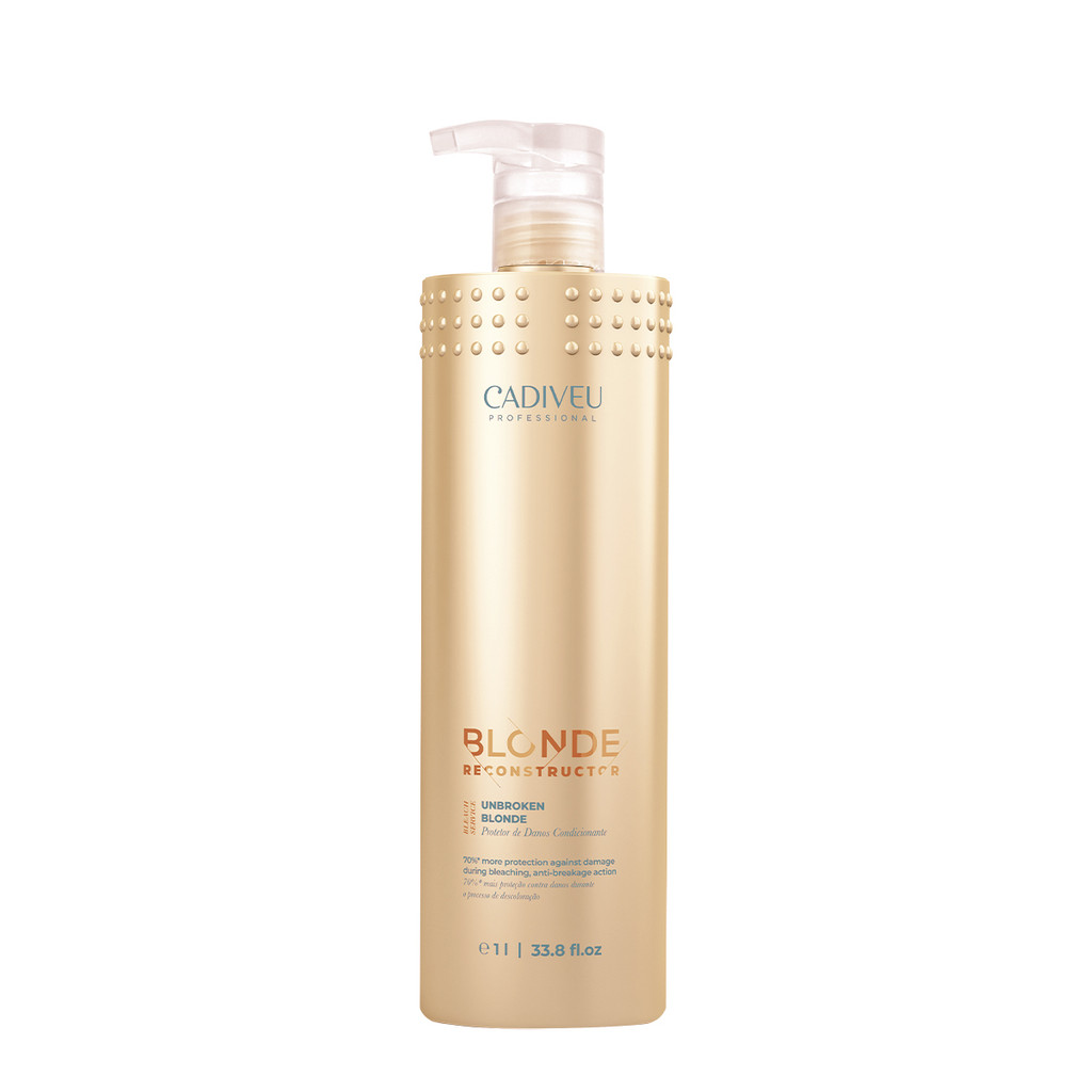 Cadiveu Professional Blonde Reconstructor Unbroken - Condicionador 1L em Oferta na Shopee