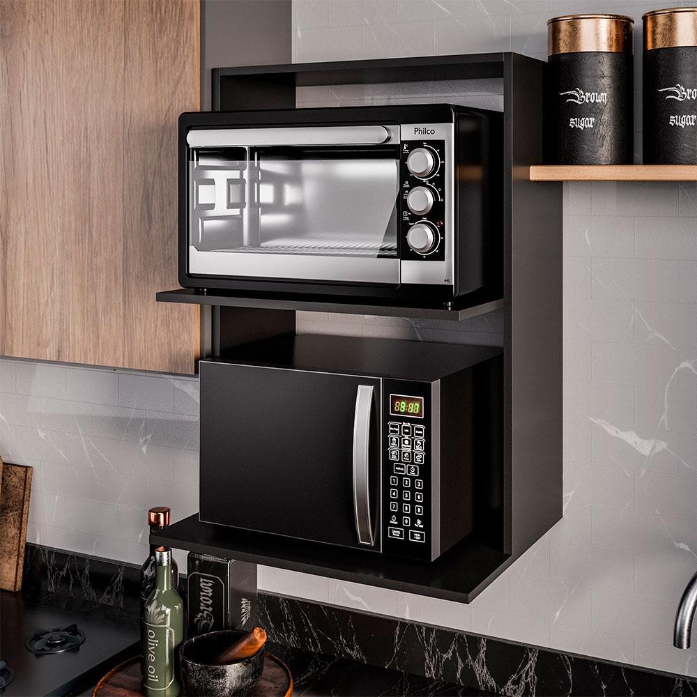 Torre quente Suspensa em Ômega MDP/BP para Microonda Preto G96 - Gran Belo em Oferta na Shopee