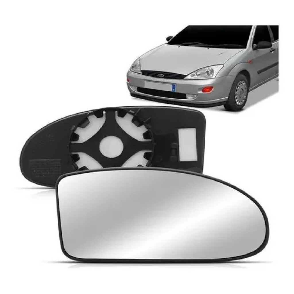Lente Retrovisor Focus 2005 2006 2007 2008 Com Base