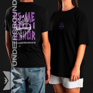 Camiseta T-Shirt Cristã Eis Me aqui Senhor Camisa Masculina e Feminina Streetwear Blusa Cristã em Oferta na Shopee