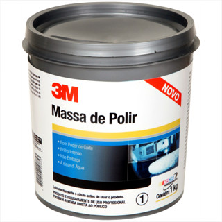 Massa para polir automóveis branca base d'água 1 kg HB004226633 3M em Oferta na Shopee