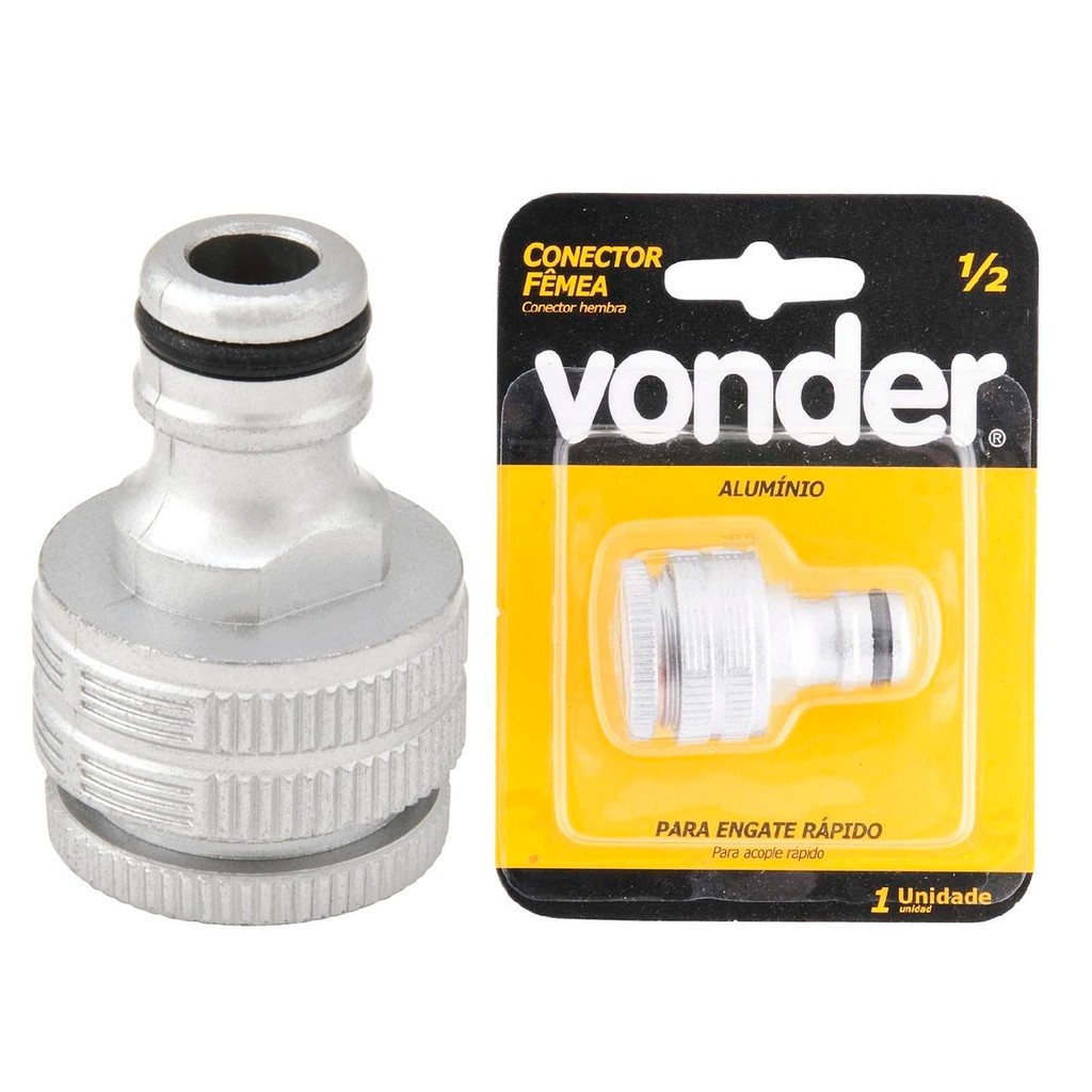 Adaptador Fêmea Alumínio 1/2'' Rosca 3/4'' 3198112007 Vonder