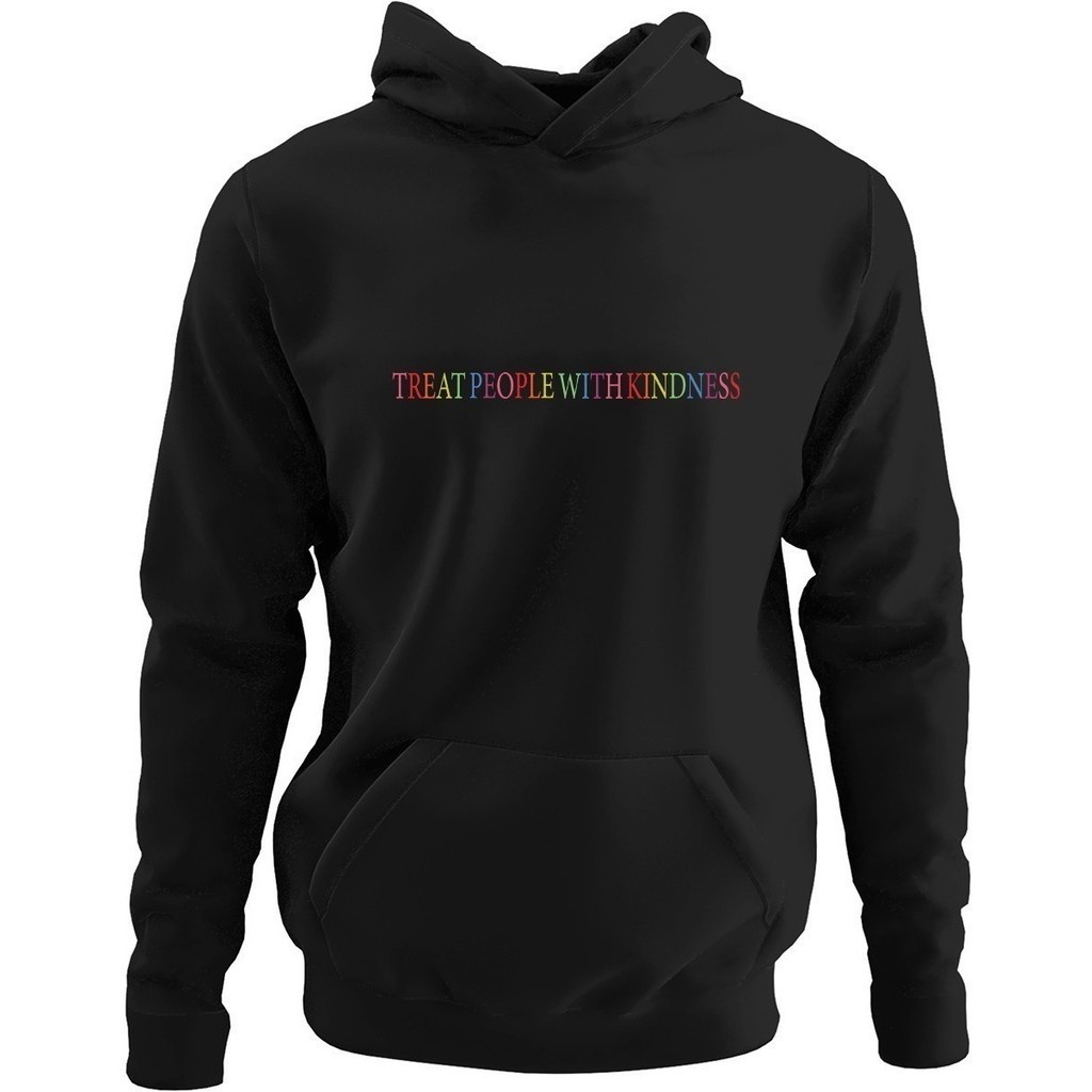 Moletom Canguru Harry Styles Treat People With Kindness Lançamento Promoção Casual Unissex Feminino Masculino Blusa