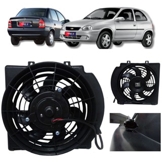 Ventoinha com Defletor do Condensador Corsa e Classic 2004 2005 2006 2007 2008 2009 2010 2011 2012 em Oferta na Shopee