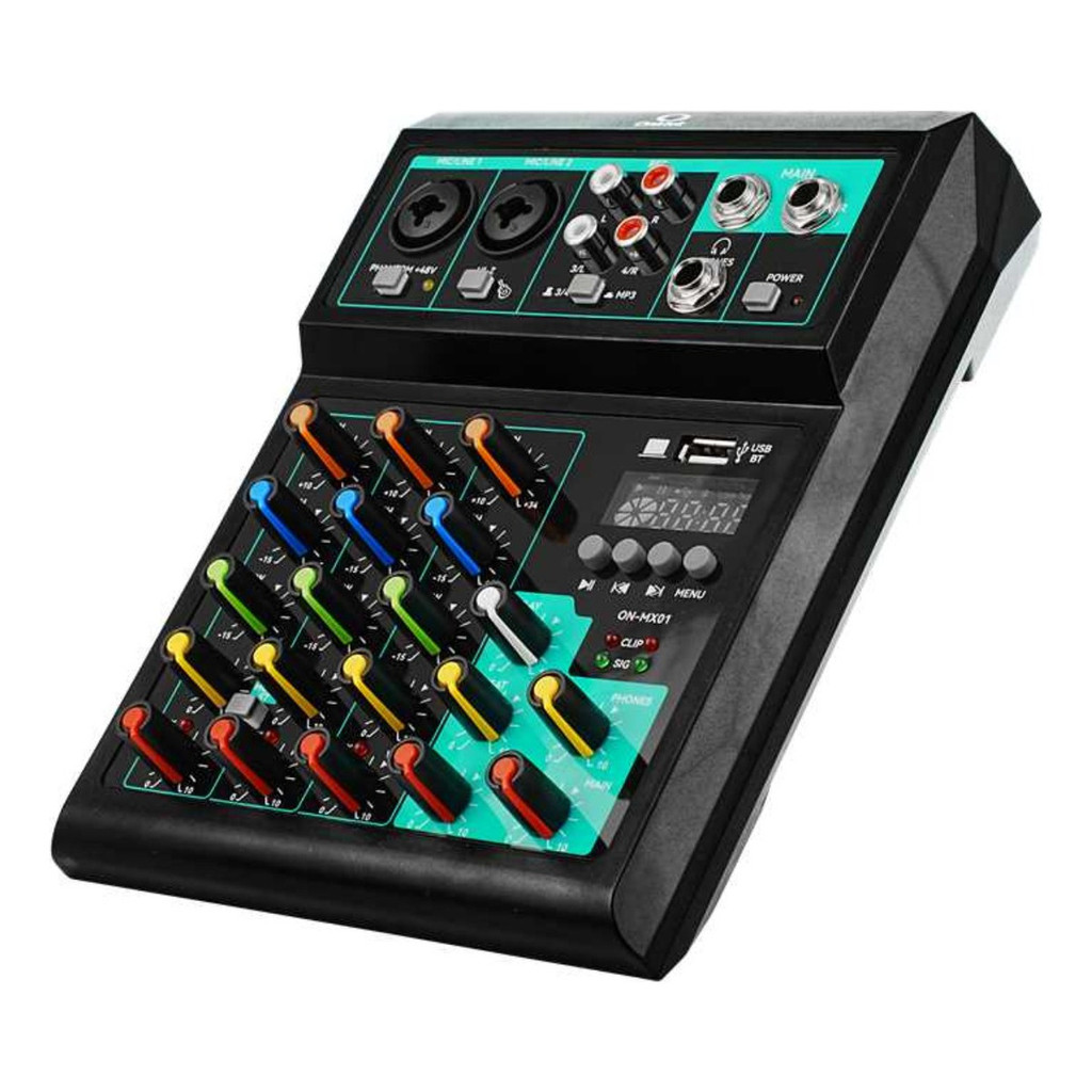 Mesa De Som 4 Canais Usb 48v Bt Onistek Bivolt — imagem 2 de 2