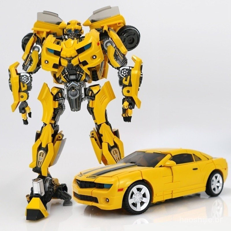 Abelha 21 cm Transformers Automóvel robô Abelha Brava Jogos de cabeça-cabeça para meninos