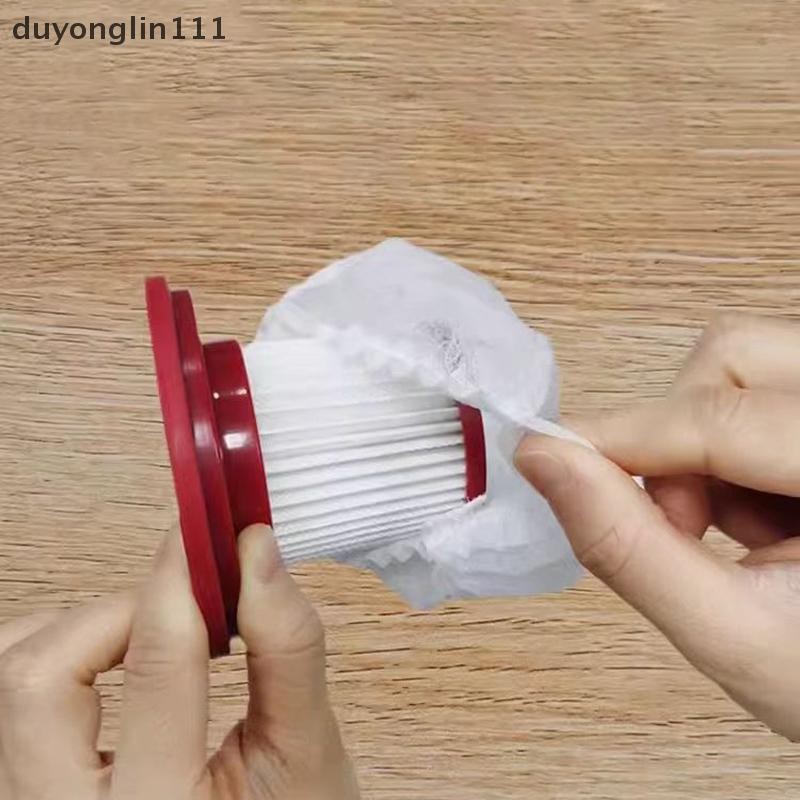 (duyonglin111) 50/100pcs Filtro De Aspirador De Pó Descartável Capa Protetora Tecido Não Lavável Para Limpeza Portátil N