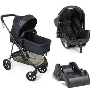 Carrinho Bebê Conforto e Base Napoli Trio Cobre Galzerano em Oferta na Shopee