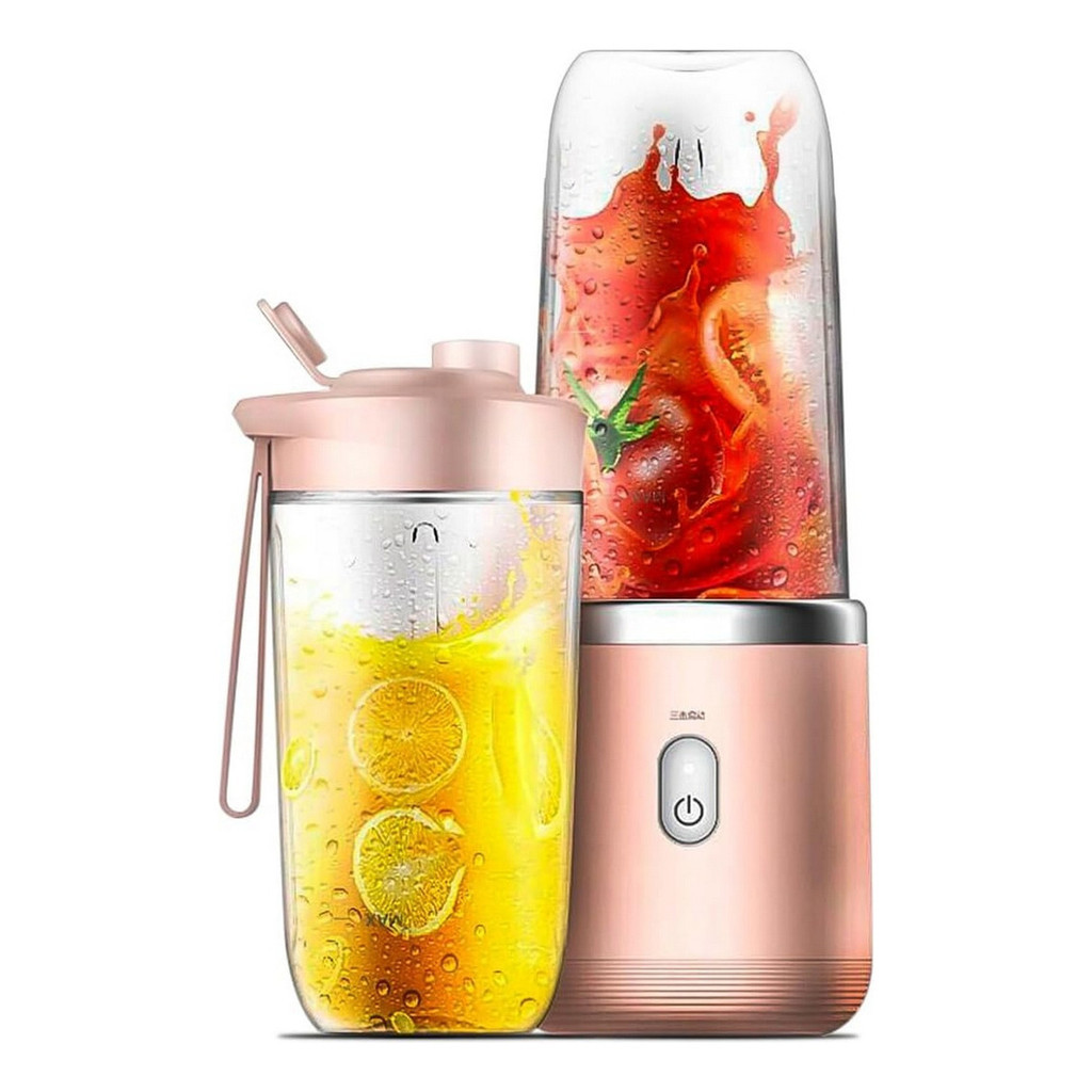 Mini Liquidificador 400ml Mixer Elêtrico Batedor Sheikeira
