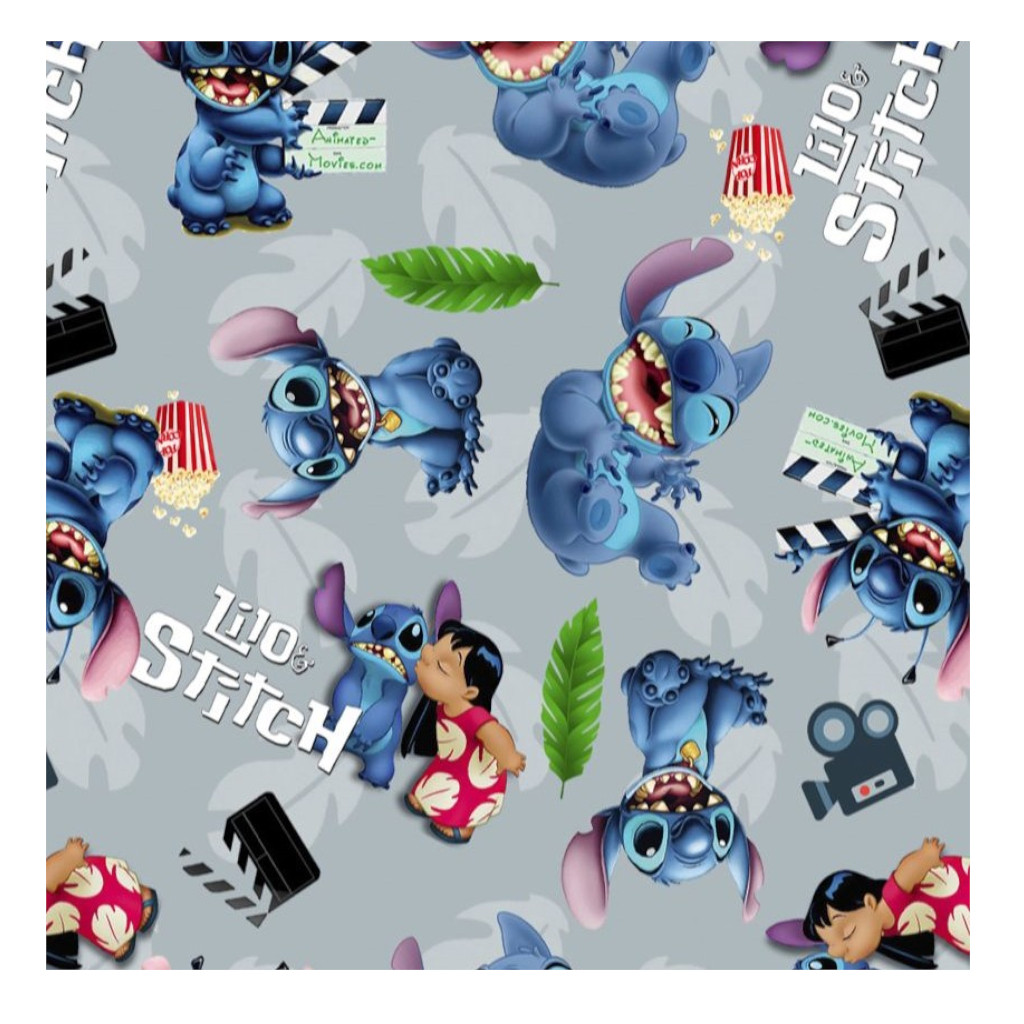 TECIDO TRICOLINE DIGITAL PREMIUM 1.40MTS/LARG STITCH/MOANA METRO