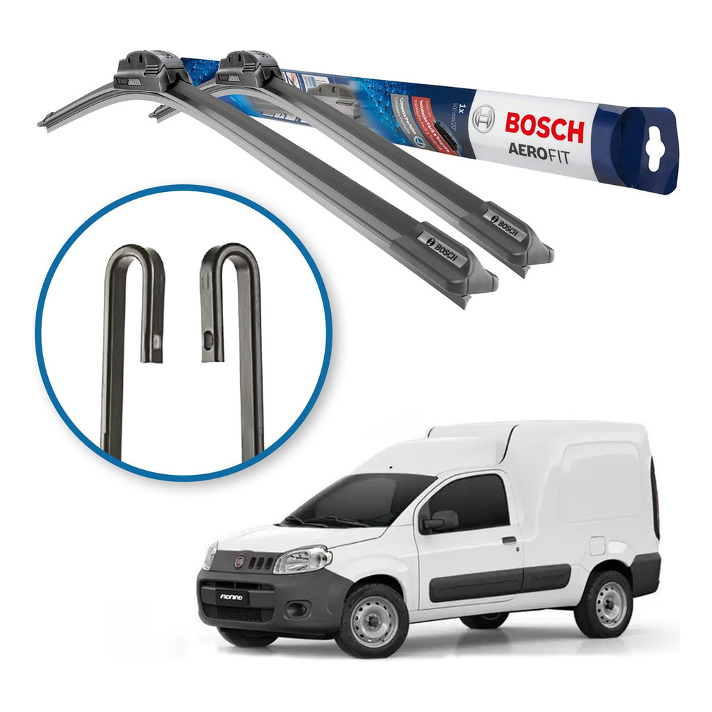 Palheta Limpador Parabrisa Original Bosch Fiat Fiorino Furgão 2014 a 2021 em Oferta na Shopee
