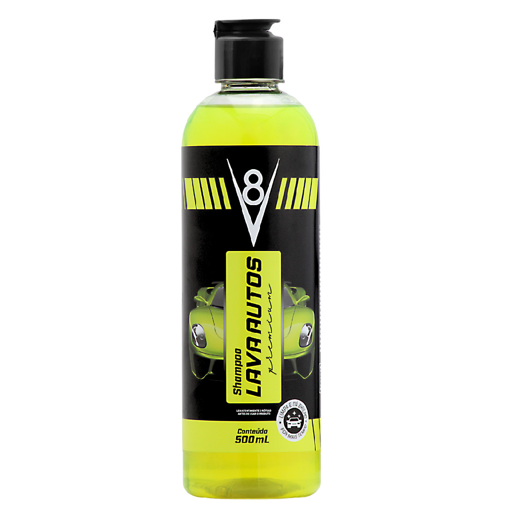 Lava Autos Detergente Automotivo Neutro 500ml V8