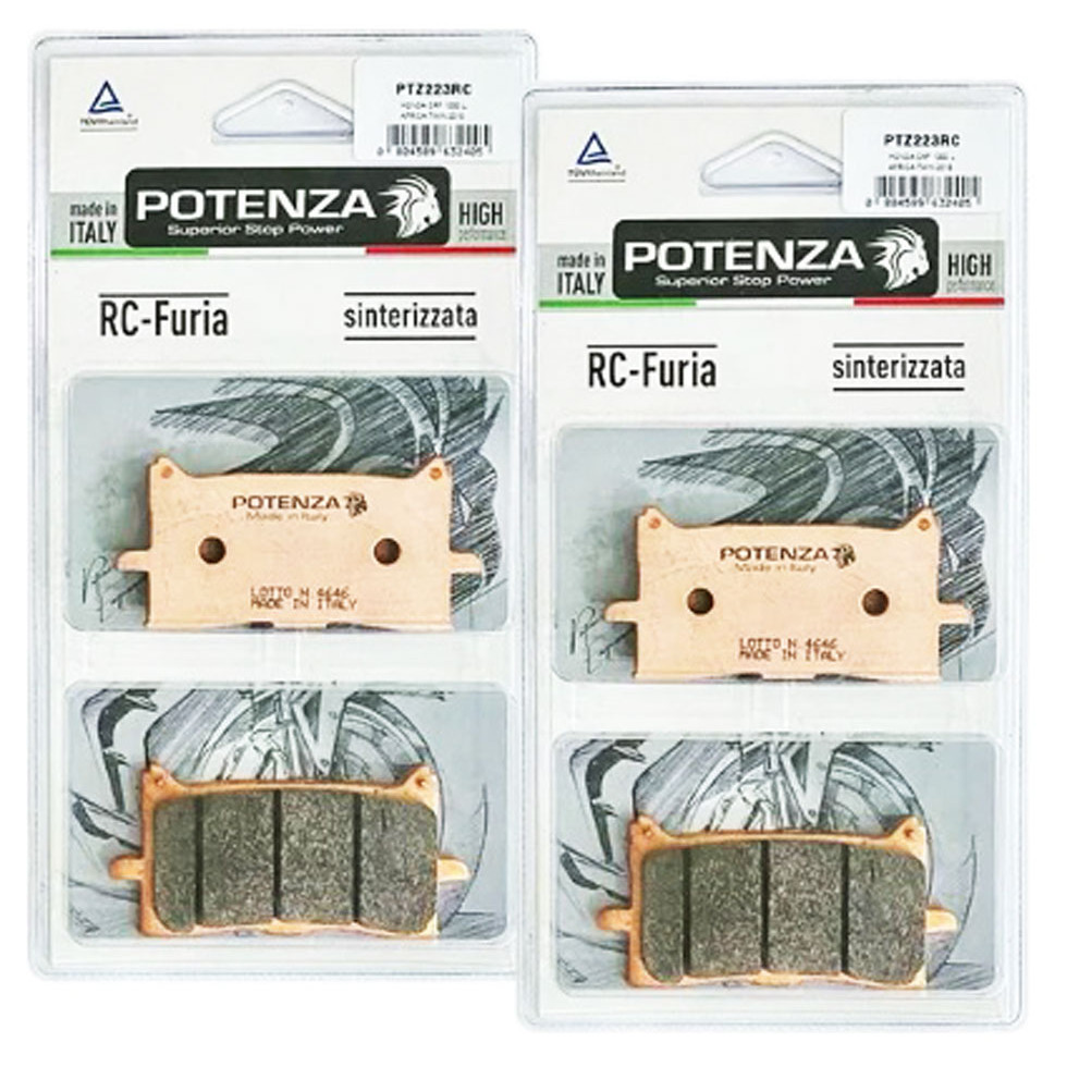 Kit Pastilhas de Freio Dianteiras Cbr 650r 2020-2023 / Crf 1000 Africa Twin 2016-2021 Potenza Rc Furia em Oferta na Shopee