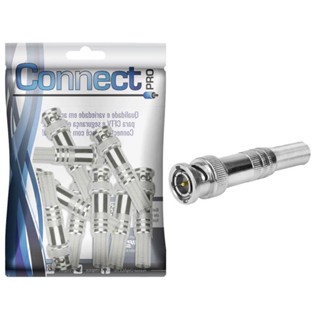 Kit Jogo Conector BNC 75 OHMS RG-59 6mm Para Solda Com Mola 10 Unidades em Oferta na Shopee