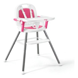 Cadeira De Alimentação 3x1, Cadeira Alta, Portátil Rosa Liso em Oferta na Shopee