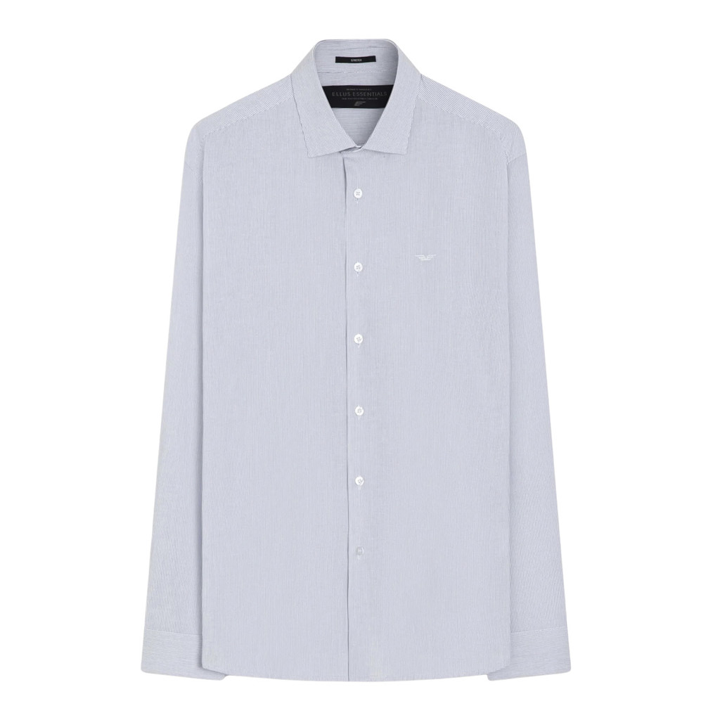 Camisa Ellus Cinza Tricoline Ly Classic New Italian Ml