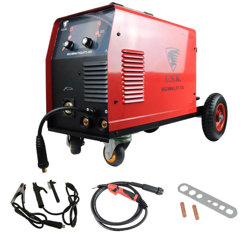 Máquina Solda Multiprocessos MIG TIG Eletrodo 160A LIFT-300 220V USK em Oferta na Shopee