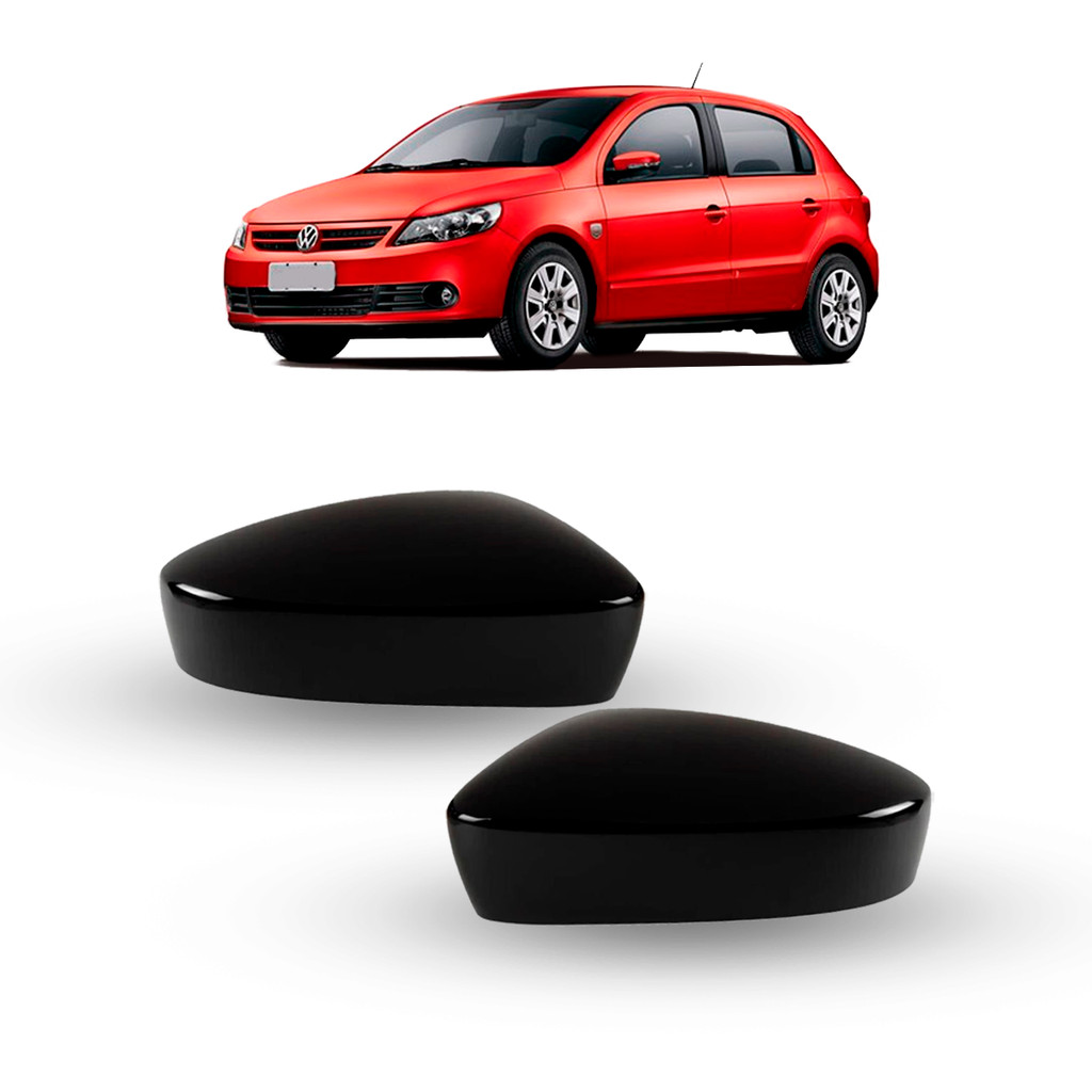 Par Capa Retrovisor Gol G5 2008 2009 2010 Black Piano em Oferta na Shopee