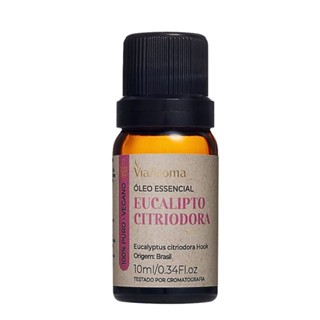 Óleo Essencial de Eucalipto Citriodora 10ml Via Aroma em Oferta na Shopee