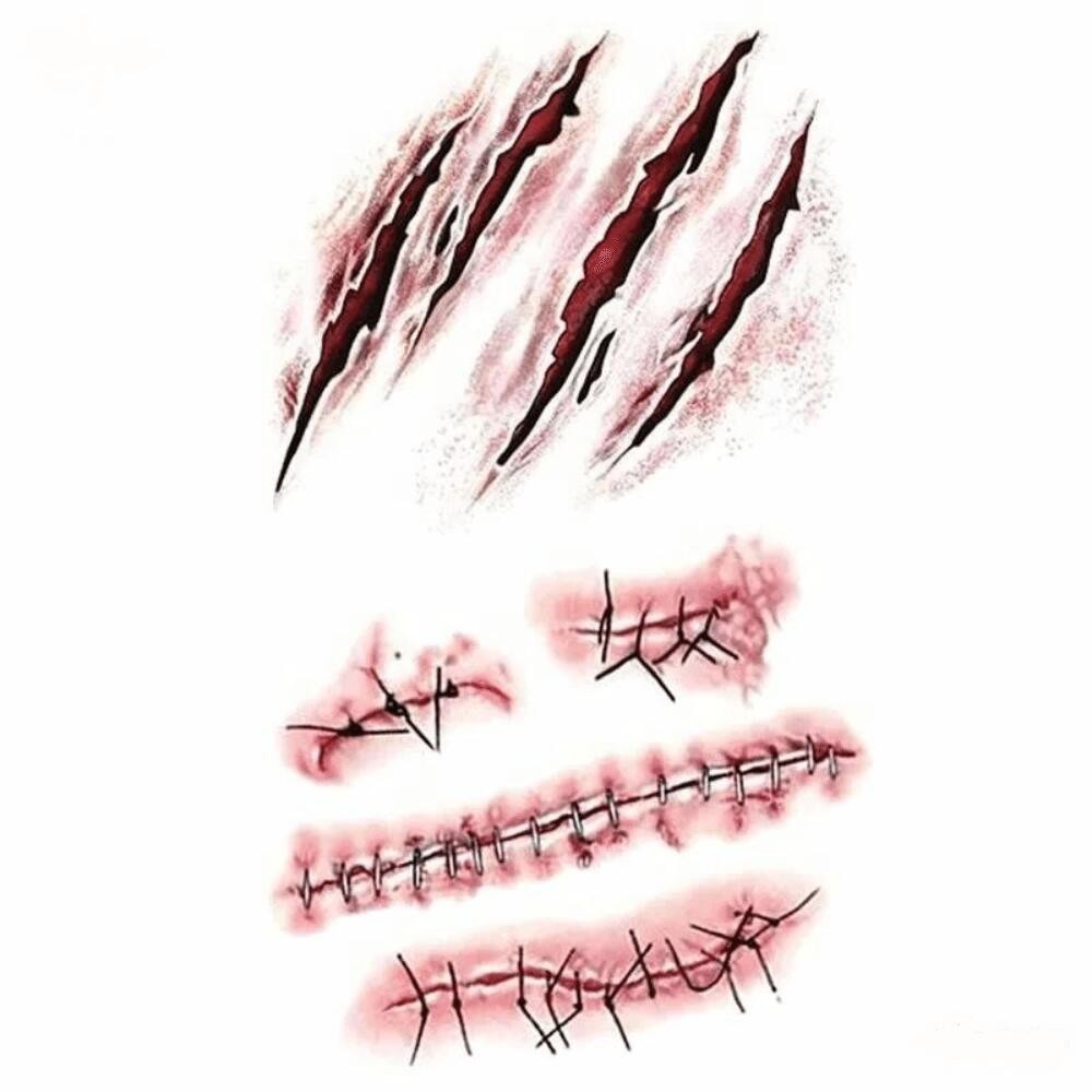 Tatuagens Temporárias De Frase Halloween
 em Oferta na Shopee