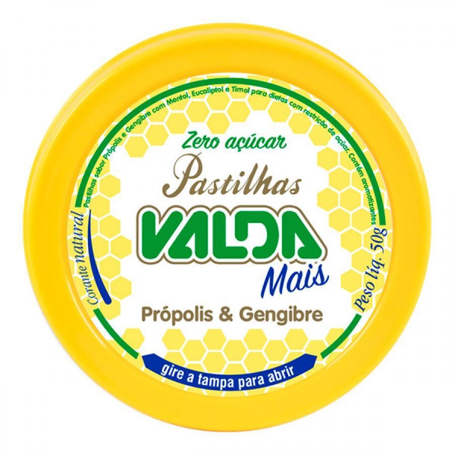 Pastilha Valda Mais Zero Acucar Propolis E Gengibre 50g em Oferta na Shopee