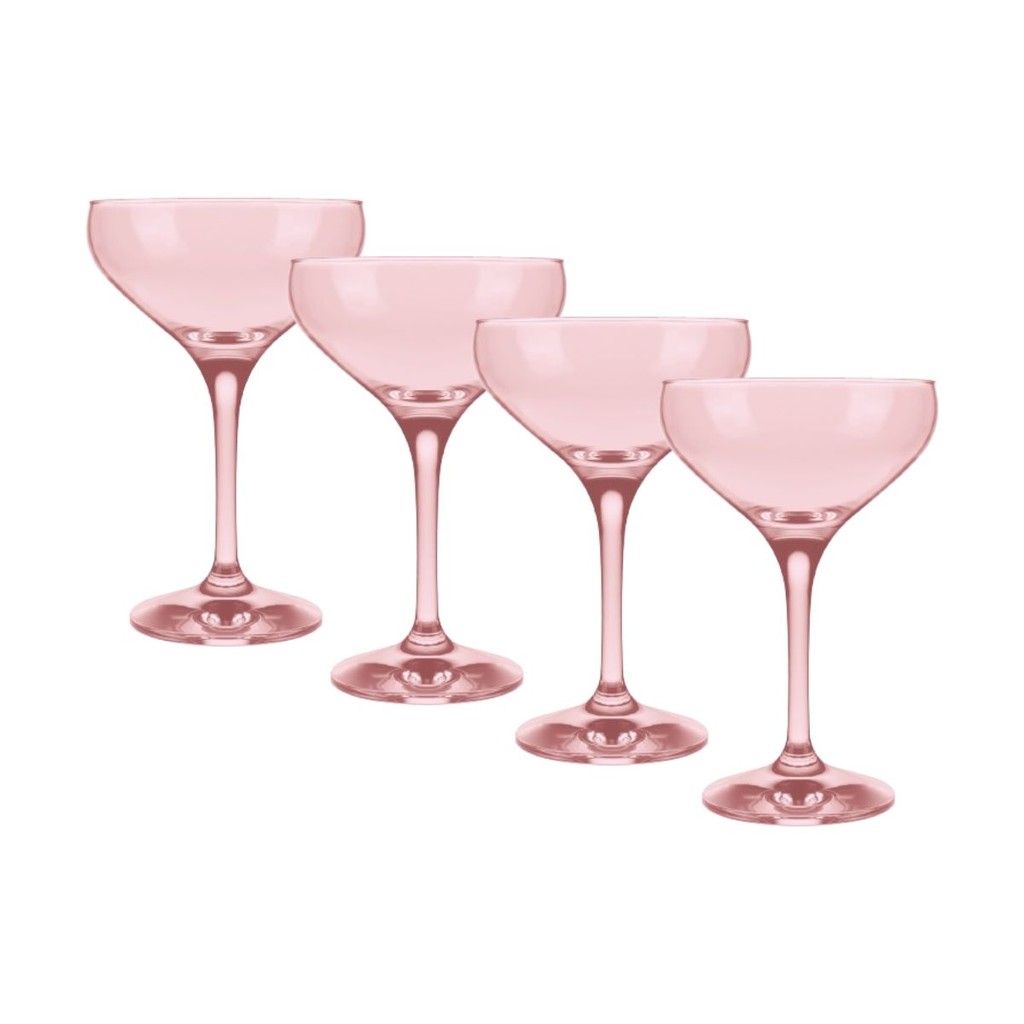 Taça De Vidro Coquetel Martini Mistic 220ml 4 Taças