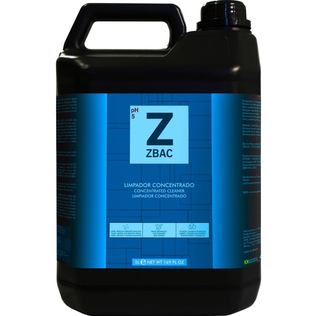 Zbac 5l Multilimpador Concentrado Apc Bactericida Easytech