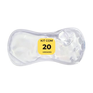 Gelo em Gel em Formato de Absorvente Transparente 15cm x 7cm Frio/ Quente (20 unidades) em Oferta na Shopee