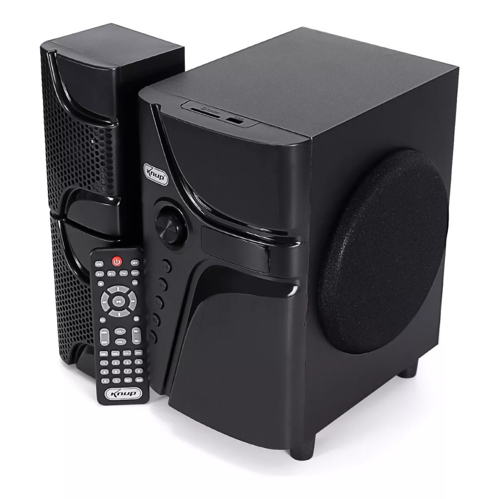 Home Theater 2.1 Sistema Som 45w Bluetooth Portátil Subwoofer MP3 Usb Fm PC TV em Oferta na Shopee