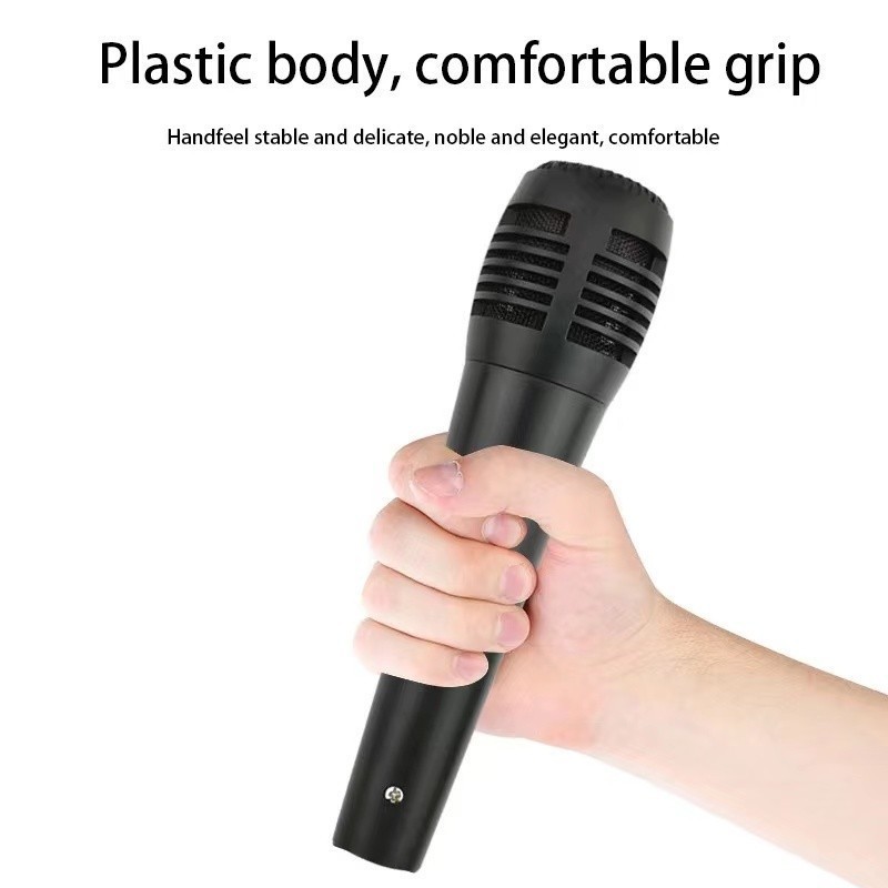 Microfone Para Karaoke Com Fio Dinâmico Profissional Mi338 em Oferta na Shopee