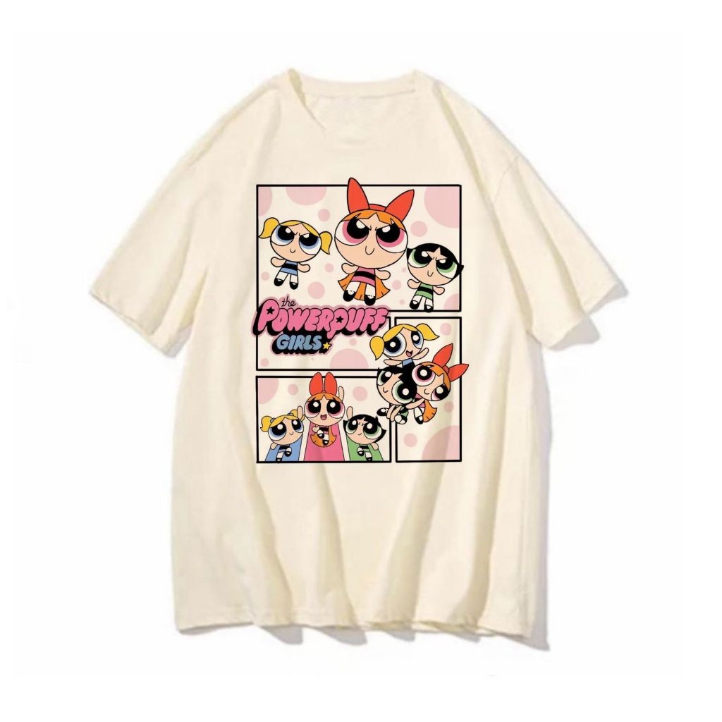 Camiseta Power Girls Puff blusa feminina masculina unissex meninas super poderosas girl camisa legais estampadas