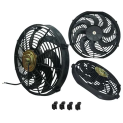 Eletroventilador Universal Pás em S de 14 polegadas - 12 V