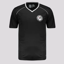 Camisa Corinthians Basic Infantil Preta